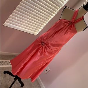 Coral Prom Evening Dress